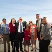ADA guests on balcony with family