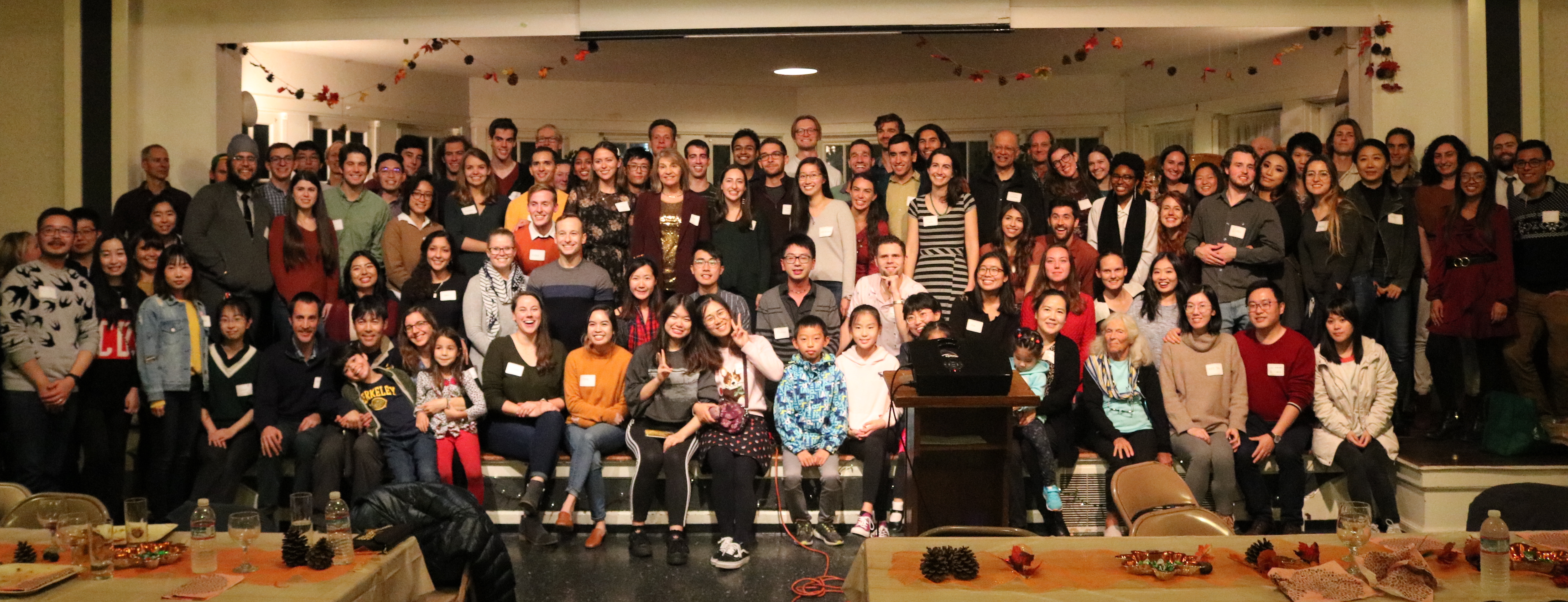 CEE's Environmental Engineering group celebrates Thanksgiving in 2019
