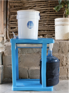 Mesita Azul household water treatment unit