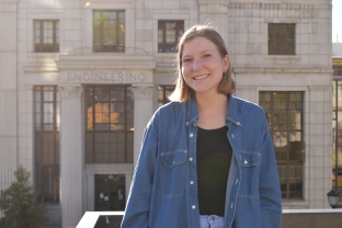 Third-year student Leah Mealey was chosen for ASCE's 2022 New Faces of Civil Engineering cohort. (Credit: Leah Mealey)