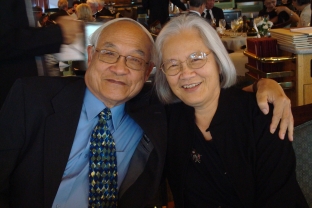 Professor Hsieh Wen Shen and his wife Clare.