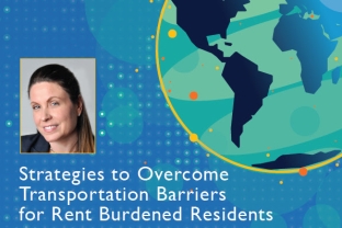 Professor Susan Shaheen presented "Strategies to Overcome Transportation Barriers for Rent Burdened Residents" on Sept. 23, 2021.