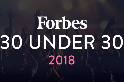 Forbes 30 under 30 2018 