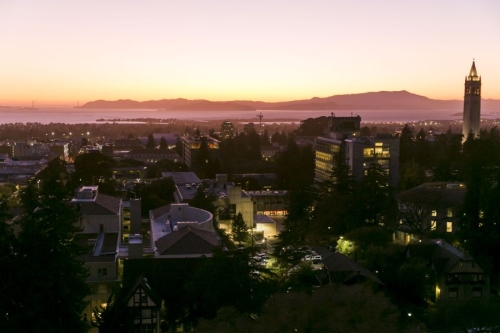 View from top of California Memorial Stadium, ADA banquet 2019