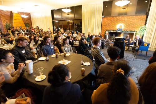A group photo of attendees of the December Krawinkler Series Meeting for SEAONC. (Photo Credit: CSI)