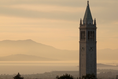 UC Berkeley Campanile at sunset