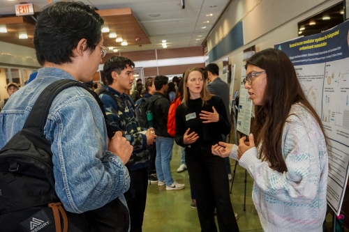 Berkeley Water Center scholars present their research posters. (Photo Credit: Pooja Nerkar)