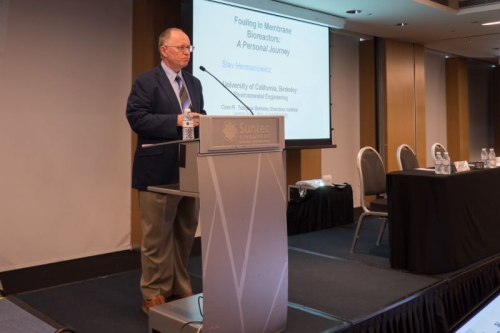 Slav Hermanowicz gives keynote lecture at Membrane Technology Conference