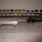Shaking Table Full View with MTS 244 Hydraulic Actuator Attachment