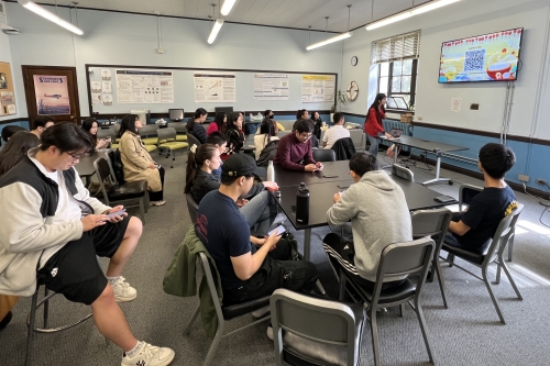 Graduate student group RAPID CEE hosted a Lantern Festival Social Lunch for students on Friday, February 23rd, with traditional Chinese food and fun activities for students to enjoy such as a lantern riddle guess event (Photo Credit: Zhe Fu).
