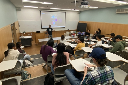 Graduate student group RAPID CEE hosted a Holi Ramadan Easter Arts & Crafts Workshop for students on Tuesday, March 19, with traditional Chinese food and fun activities for students as a combined event to celebrate to celebrate the Holi festival, Ramadan and Easter. (Photo Credit: Zhe Fu).