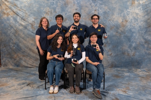 A group photo of Cal Construction team members and CEE Professor Iris Tommelein (Faculty Advisor) in the IPD track of the ASC Competition (Photo Credit: ASC67),
