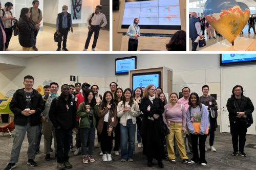 A group picture of the CE153 class field trip to San Francisco International Airport led by CEE Professor Jasenka Rakas (Photo Credit: Jasenka Rakas).