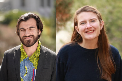 ENV graduate students Sienna White and Mohit Dubey were selected to receive the DOE Computational Science Graduate Fellowship from the Krell Institute.